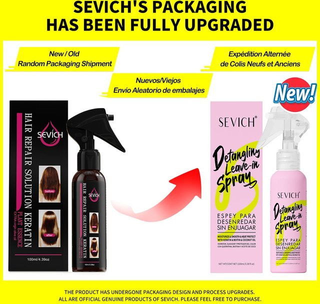 Sevich Repair Haarspülungsspray mit Hyaluronsäure, 100 ml, Trockenes Haar - Bild 1