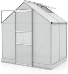 VITAVIA Gewächshaus Apollo Plus 2500 in Grün mit Aluminiumrahmen, B/H/T: 195 x 197 x 131 cm - Bild 1
