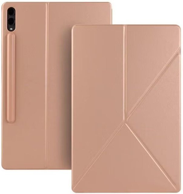 Magnetische Smart Cover Hülle für Samsung Galaxy Tab S10 Ultra, S10 FE Plus, S10+, S9+, S9 FE, S8, S7 in Pink - Bild 1