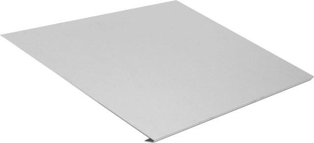 Sarei Traufstreifen aus Aluminium in Silber ohne Wasserfalz, B: 250 mm, L: 1000 mm - Bild 1