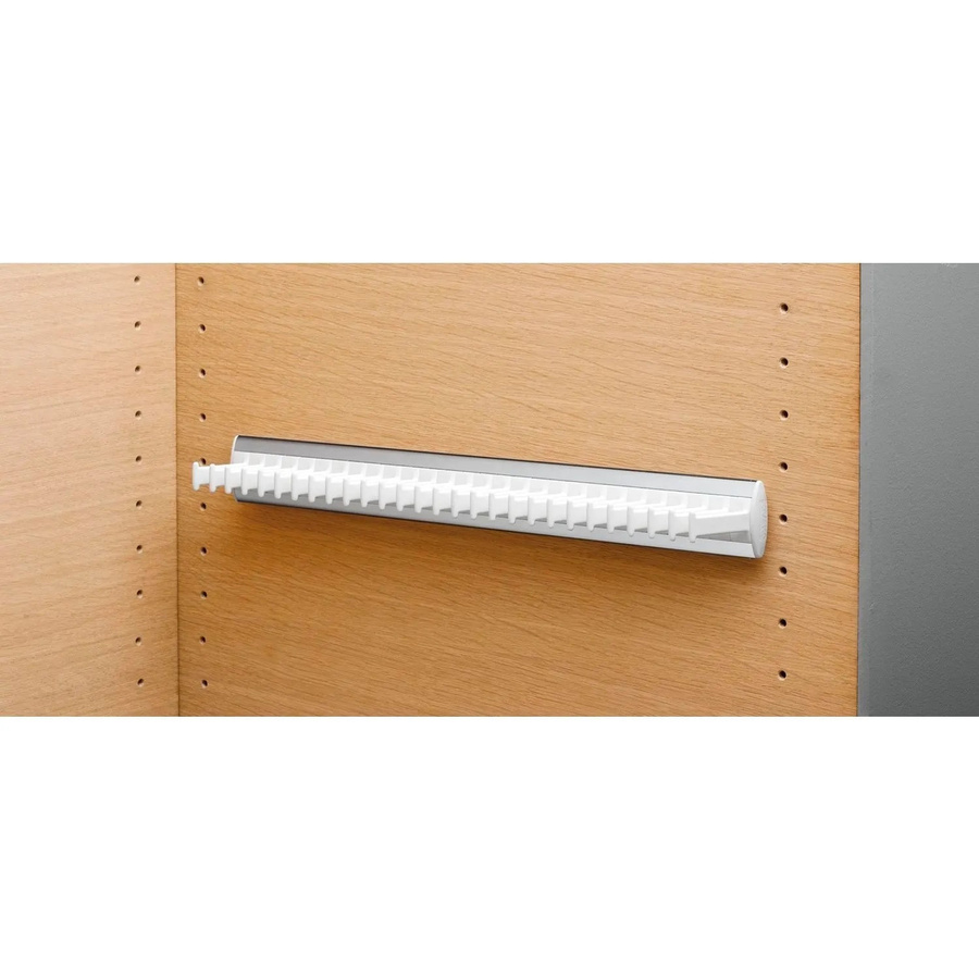 Servetto Krawattenhalter Modell D aus Aluminium und Kunststoff in Weiß - Bild 2