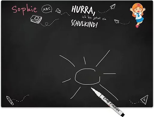 Proverdi GmbH Kreidetafel, Einschulung, A3, rectangular - Bild 1