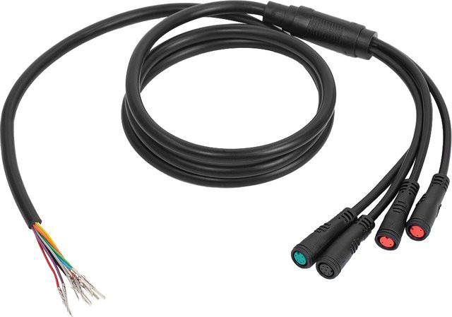 Kugoo E-Roller Dashboard Controller Kabel in Schwarz für Kugoo M4 und M4 Pro mit Motor-Netzkabel und Datenleitung - Bild 1