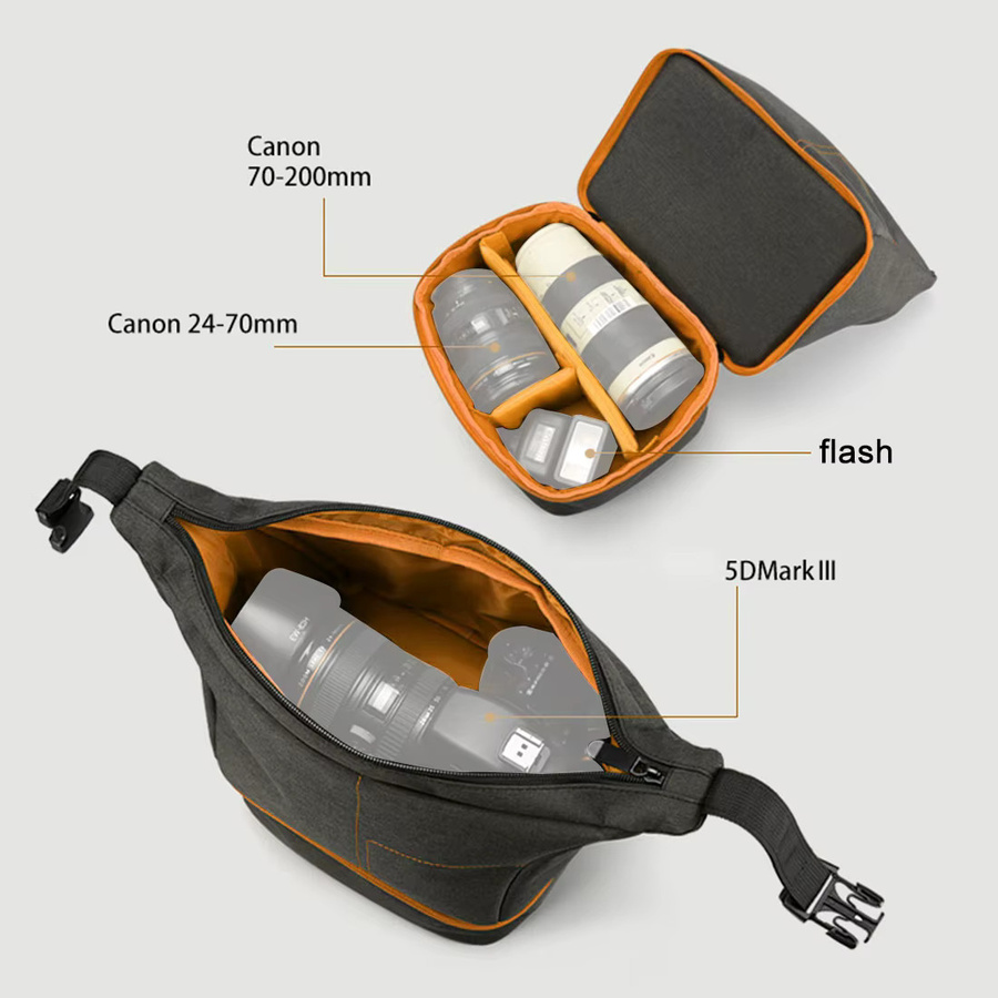 PULUZ Kameratasche für Outdoor-Sport als robuste und wasserdichte Umhängetasche in Schwarz oder Grün - Bild 3