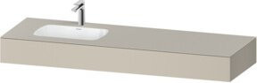 Duravit Qatego Einbauwaschtisch-Möbel-Set in Matt, B/T/H: 160 x 55 x 17 cm - Bild 1