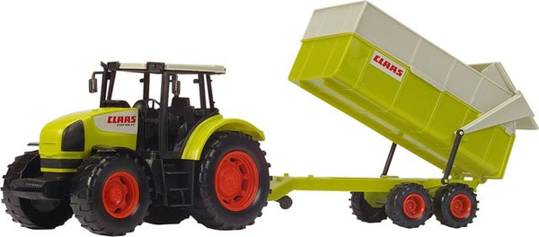 Dickie Toys CLAAS Ares Traktor Set mit Kipper ab 3 Jahren