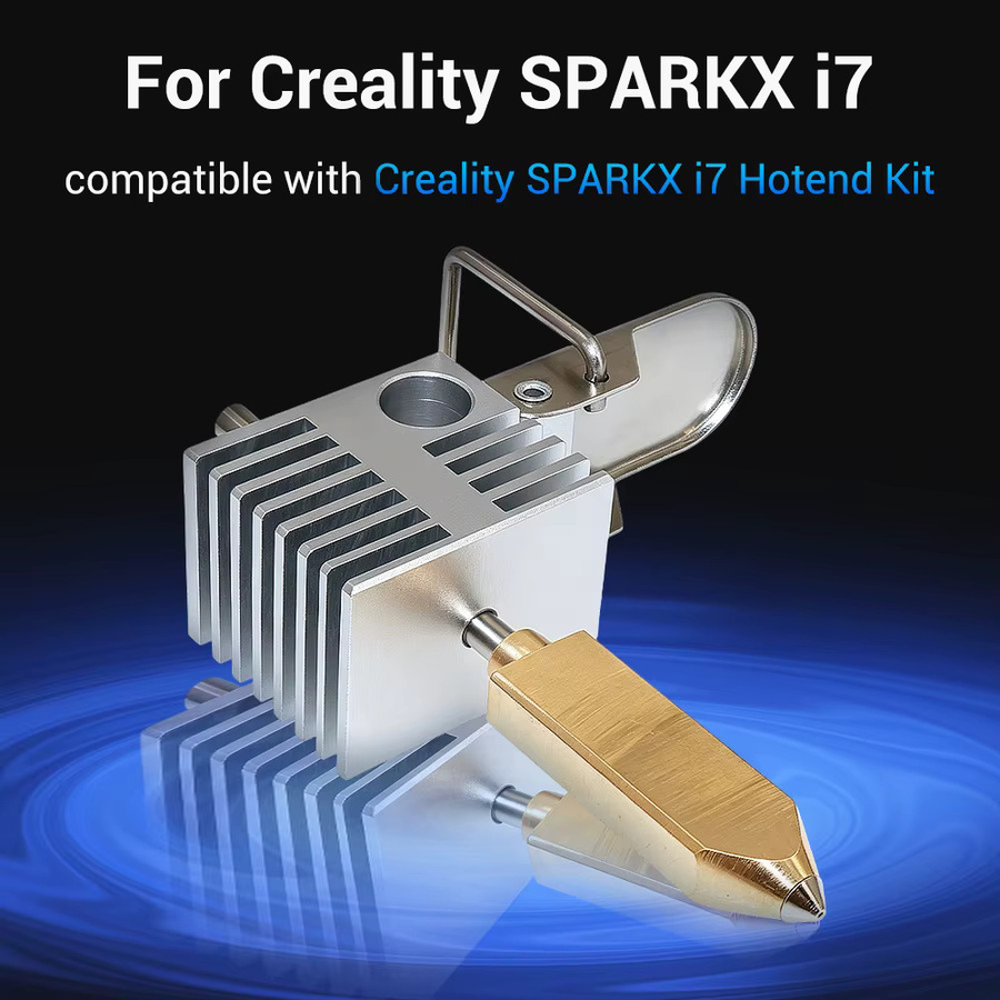 Creality SPARKX I7 Hotend Ersatzteil Anti-Verstopfungs-Düsen in Silber für FDM 3D-Drucker - Bild 2