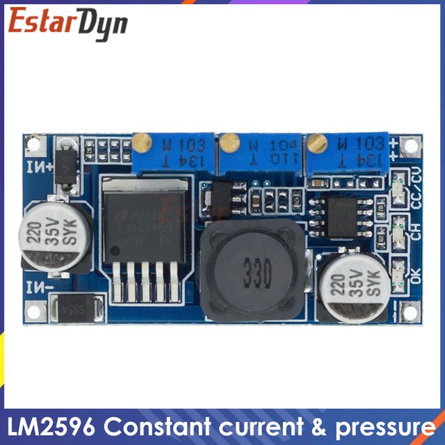 Estardyn LM2596 LED-Treiber DC-DC Step-down Modul in Blau mit CC/CV Konstantstromregelung - Bild 1