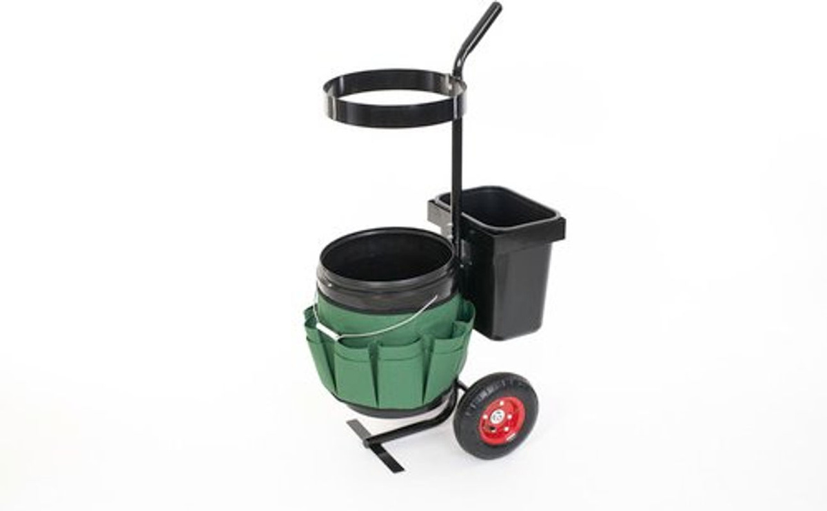 Westmann Universal Gartentrolley und Werkzeughalter, schwarz/grün, B: 40 cm, T: 56 cm, H: 104 cm - Bild 10