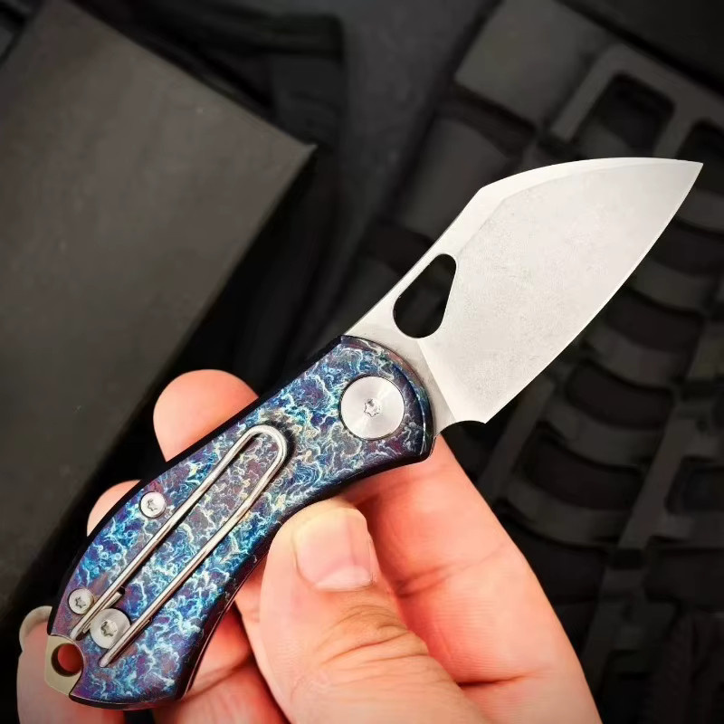 MINI N690 Klappmesser als vielseitiges EDC-Mehrzweckmesser für Outdoor, Camping und Jagd in Multicolor - Bild 2