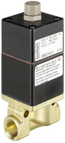 Bürkert Pneumatikventil 0262 29007 aus Kunststoff in Schwarz - Bild 1