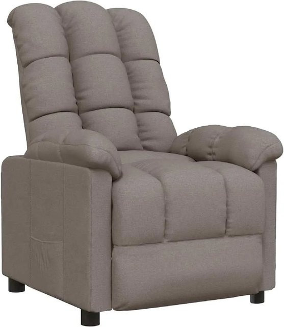 vidaXL Relaxsessel in Taupe aus Stoff mit Armlehnen - Bild 1