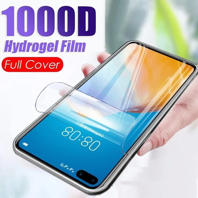 Hydrogel Screen Protector für Huawei P40 P30 Pro P20 Mate 20 P10 Lite, transparente Vollabdeckung Displayfolie - Bild 1