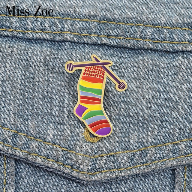 Miss Zoe Anstecknadel Emaille, Bunt, Unisex - Bild 1