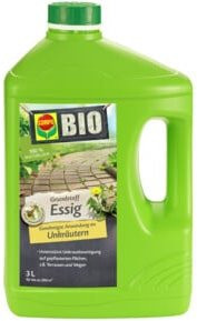 Compo Bio Grundstoff Essig zur Unkrautbekämpämpfung auf Gehwegen und Terrassen, 3 l - Bild 1