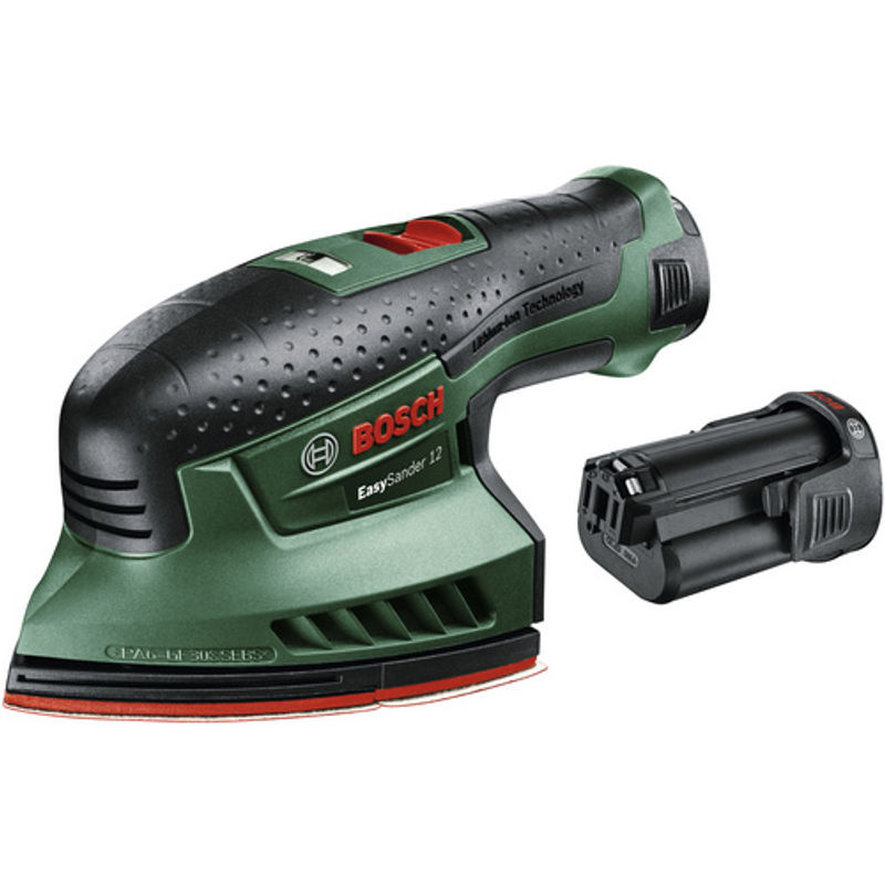 Bosch EasySander 12 Akku-Multischleifer in Grün und Schwarz mit 12V Akku - Bild 4
