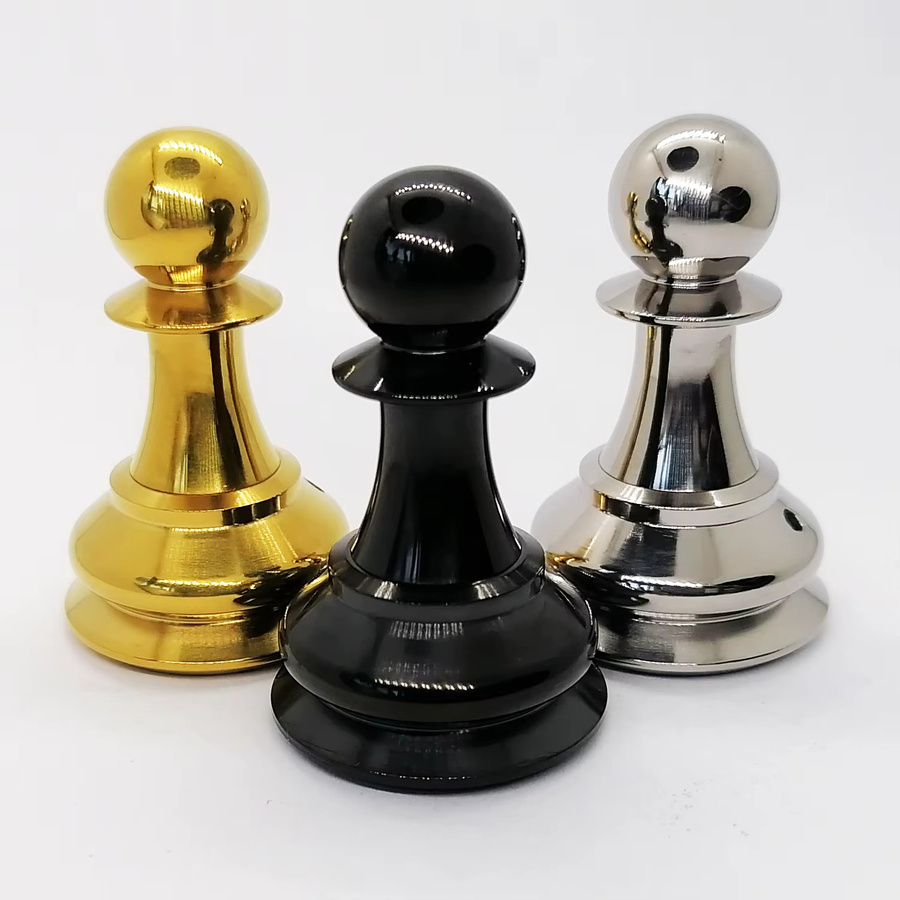 MACK WALKER Schach, Strategiespiel, 1-teiliges Set, Metall, Grau - Bild 1