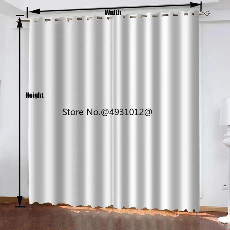Verdunkelungsvorhänge mit 3D-LKW-Print von A Family Of Home Textiles, Schwarz, B: 110 cm, H: 240 cm, 2er-Set - Bild 3