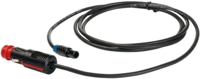 Dräger Kfz-Anschlussleitung 12/24 V mit Barrel-Stecker in Schwarz - Bild 1