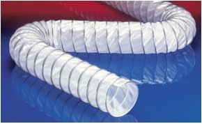 Norres Lüftungsschlauch und Absaugschlauch aus Polyethylen, transparent, Durchmesser: 10 cm, Länge: 6 m - Bild 1