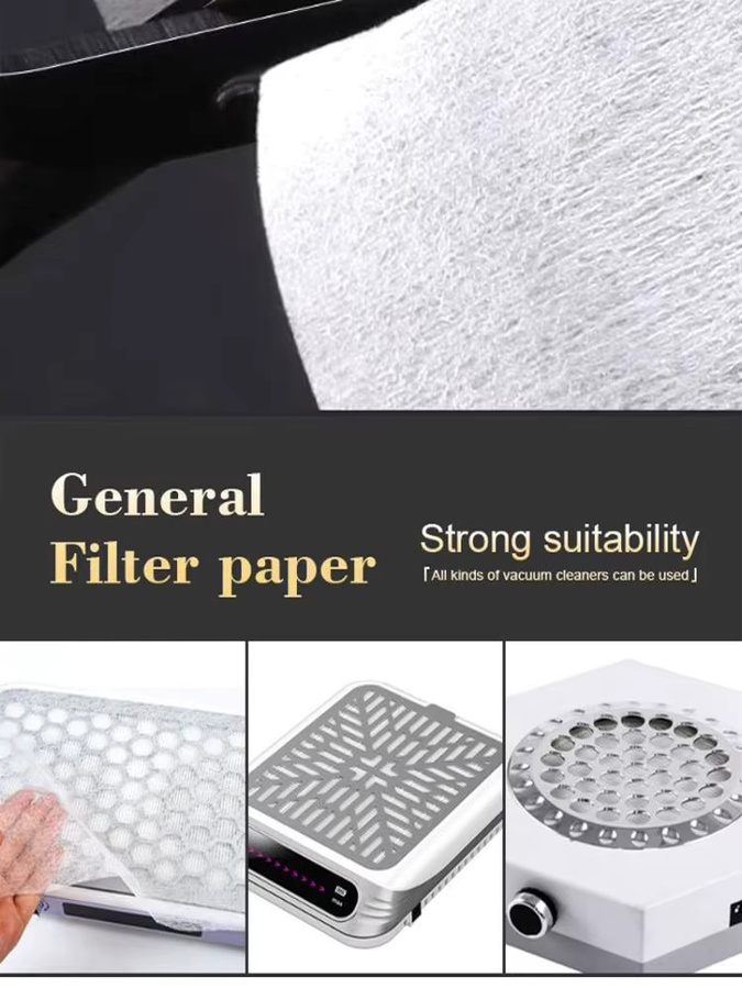 KuZHEN Vlies Filter für Maniküre Staub Kollektor, 100 Stück - Bild 5