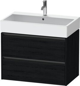 Duravit Waschtischunterschrank Ketho.2 in Weiß mit 2 Schubladen, wandhängend, B/T: 78,4 x 46 cm - Bild 1