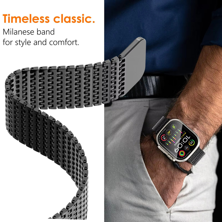 Uhrenarmband Edelstahl, Magnetisch, Unisex - Bild 5