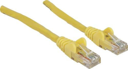 Intellinet RJ45 Patchkabel CAT 6 U/UTP Ethernet/LAN Gelb, Länge: 1,50 m - Bild 1