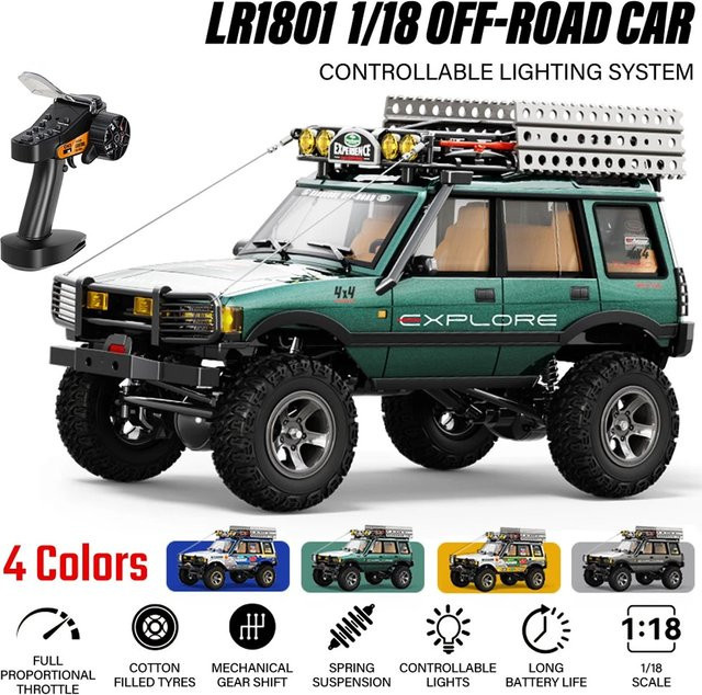 JXC RC Auto 4WD, 1:18, Offroad-Modell, Blau - Bild 1