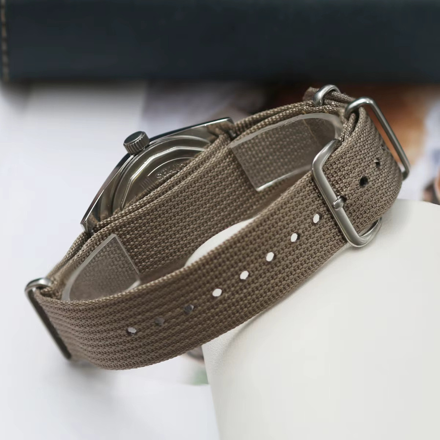 HEIMDALLR Armbanduhr, Herren, Handaufzug, Edelstahl, 36 mm, Weiß - Bild 5