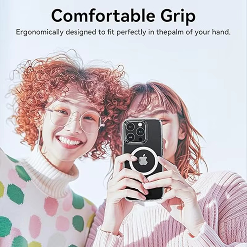 Transparente MagSafe kompatible Schutzhülle für iPhone 11 bis iPhone 17 Pro Max stoßfeste Wireless Charging Case - Bild 3