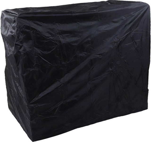 Igeteck Grillabdeckung aus wasserdichtem 210D Polyester in Schwarz mit Aufbewahrungstasche für Outdoor, Größe L - Bild 1