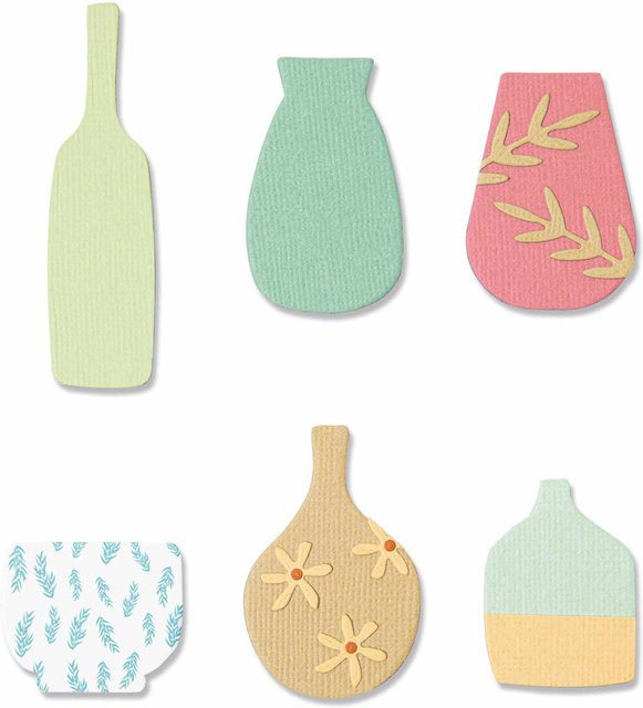 Sizzix Bigz Stanzform Die Crockery von Lisa Jones - Bild 1