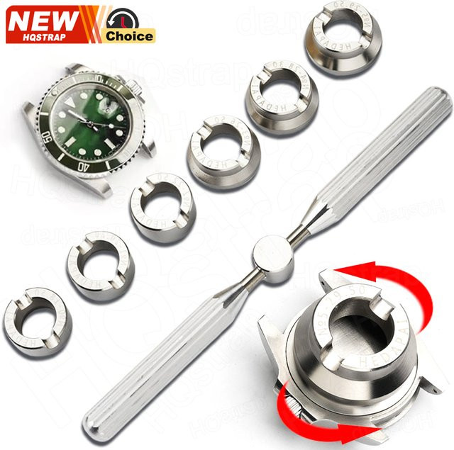 HQstrap Uhrengehäuse-Öffner, Edelstahl, Silber, Unisex - Bild 1