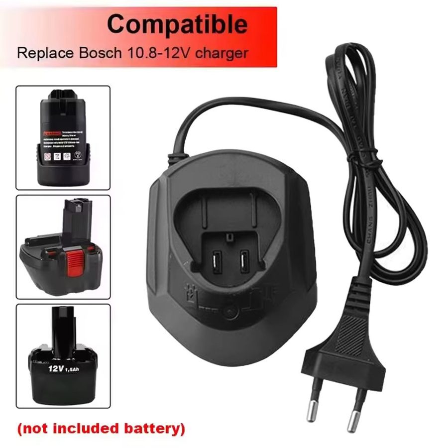 Bosch GAL1130CV Akkuladegerät für Li-Ionen Akkus 10,8V und 12V in Schwarz - Bild 3