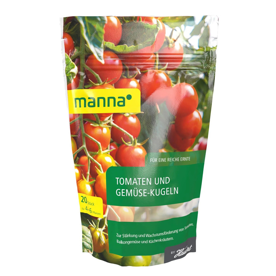 Manna Bio Tomaten- und Gemüsekugeln mit Slow-Release-Effekt, 20 Stück, Rot - Bild 2
