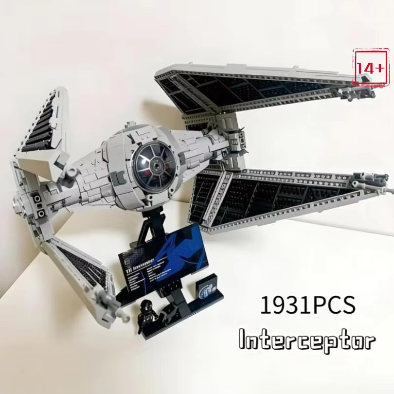 Hot Toys Star Wars Interceptor Starfighter, Modellbausatz, 1931 Teile, ab 14 Jahren - Bild 2