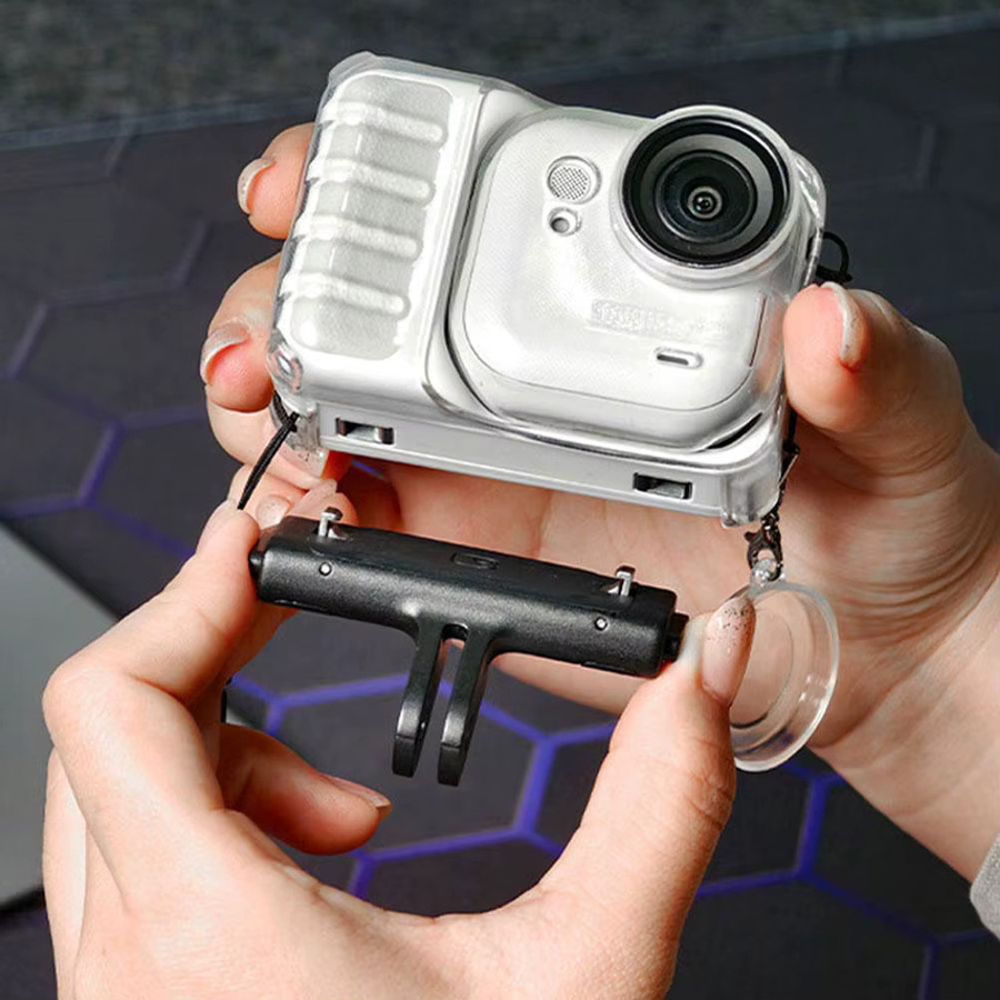 Transparente TPU-Schutzhülle für deine Insta360 Go Ultra Action Camera, stoßfest und kratzfest mit hartem Objektivdeckel - Bild 4