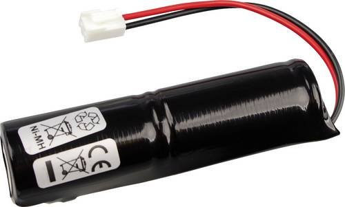 Mexcel Akkupack 2x Baby C Stecker NiMH 2.4V 4000mAh in Schwarz - Bild 1