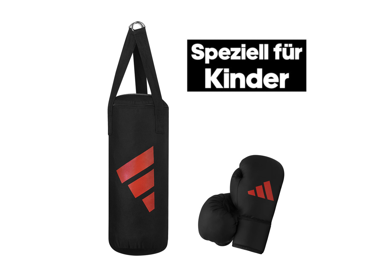 ADIDAS Box Set Junior, Schwarz/Rot - Bild 2