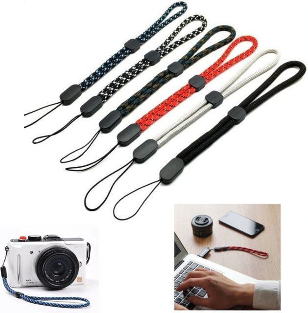 Xyun 5er Set Einstellbare Handgelenk Armband Lanyards in Multicolour für iPhone, Samsung, GoPro und USB-Sticks - Bild 1