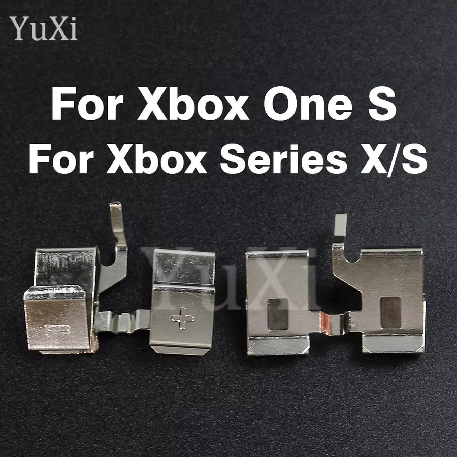 YuXi Batterie-Anschluss Metall-Clip als Ersatzteil für Xbox One und Xbox Series X/S Gamepad Controller in Silber - Bild 2