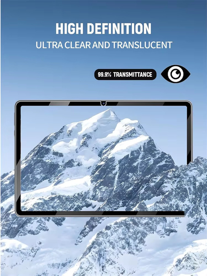 2er-Pack Huawei MatePad 12X 2025 Displayschutzfolie aus 9H gehärtetem Glas, transparent und kratzfest, 12,0 Zoll - Bild 4
