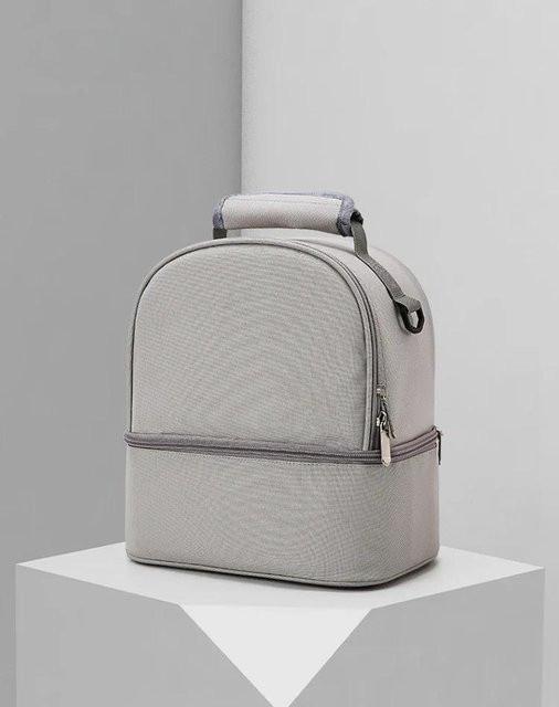 Super Six Isolierter Milchaufbewahrungsrucksack in Schwarz aus strapazierfähigem Oxford-Stoff und Nylon - Bild 1