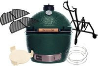 XLarge Kamado Holzkohlegrill Starter-Set für Professionals in Grün aus Keramik - Bild 1