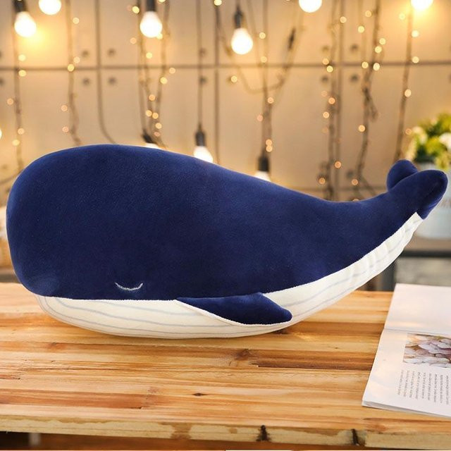 Yiran toy Walhai Plüschtier, Meerestiere, Blau, 85cm - Bild 1