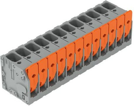 WAGO Leiterplattenklemme 2606-3112/020-000, Grau, 16 Stück - Bild 1