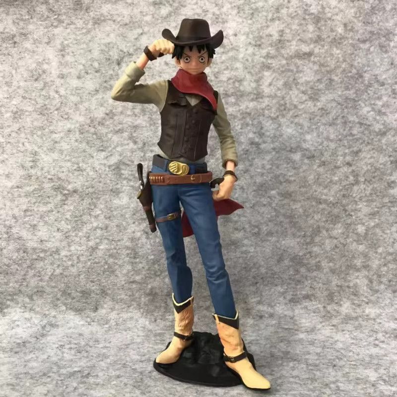 Bandai One Piece Anime Actionfigur Cowboy Edition Nami Zoro Ruffy Shiki Multicolor - Bild 2
