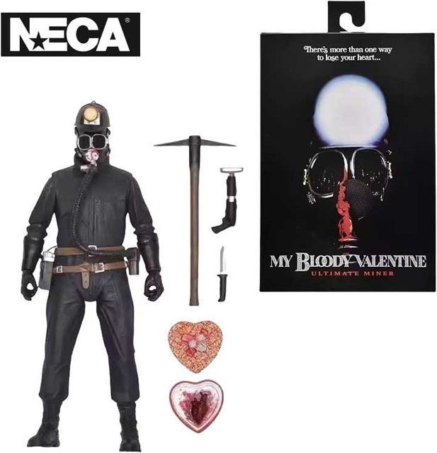 NECA My Bloody Valentine Ultimate Miner Actionfigur, Schwarz, Höhe: 18 cm - Bild 1