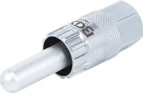 BGS Verschlussring-Einsatz mit Zentrierstift für 12 mm Steckachsen in Silber - Bild 1